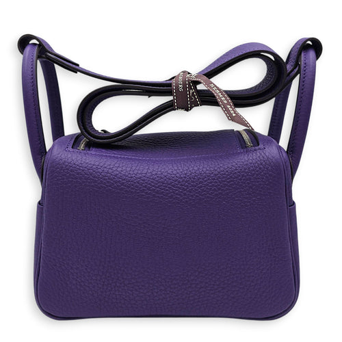 Lindy II Mini Purple in Clemence Palladium hardware CL2606-21857 3