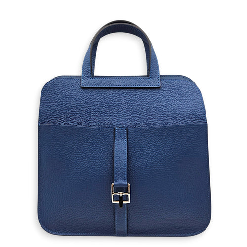 Halzan 25 Blue Tie in Clemence Palladium hardware CL2606-21858 2