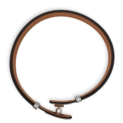 Kelly 18 Argent Belt in Chevre Chamkila Palladium hardware CL2606-21862 2