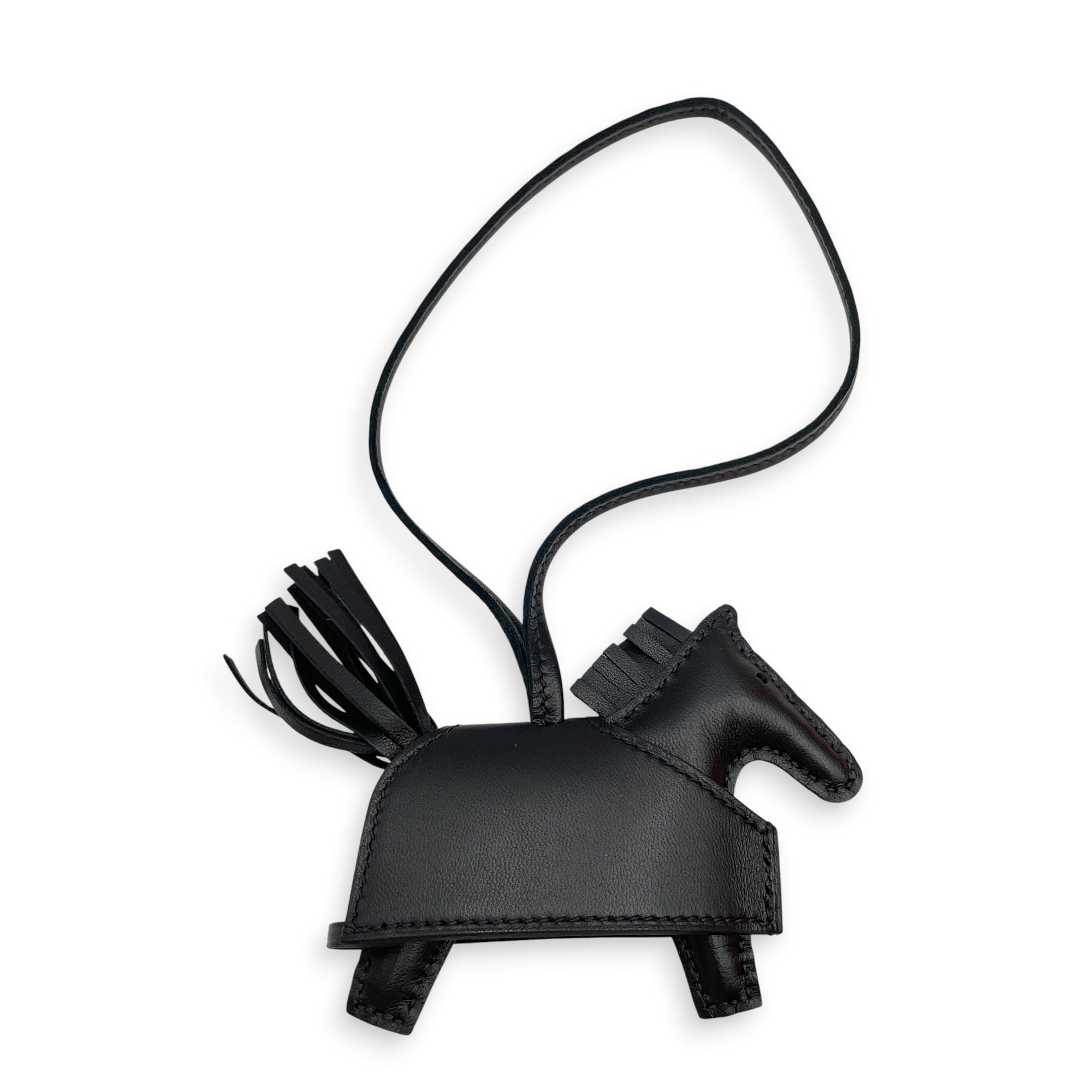 Rodeo Robeo Rock Charm Black Bag Accessory in Swift Gold hardware CL2606-21869 2