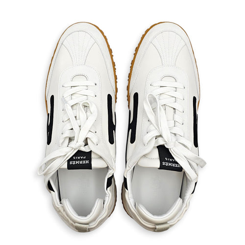 Jet 43.5 Blanc/Noir Sneakers in Nappa CL2606-21872 1