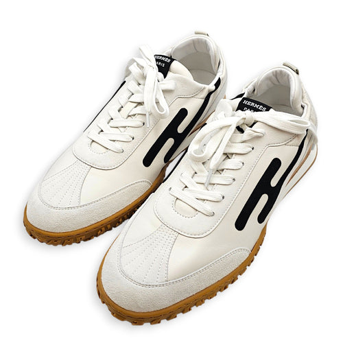 Jet 43.5 Blanc/Noir Sneakers in Nappa CL2606-21872 3