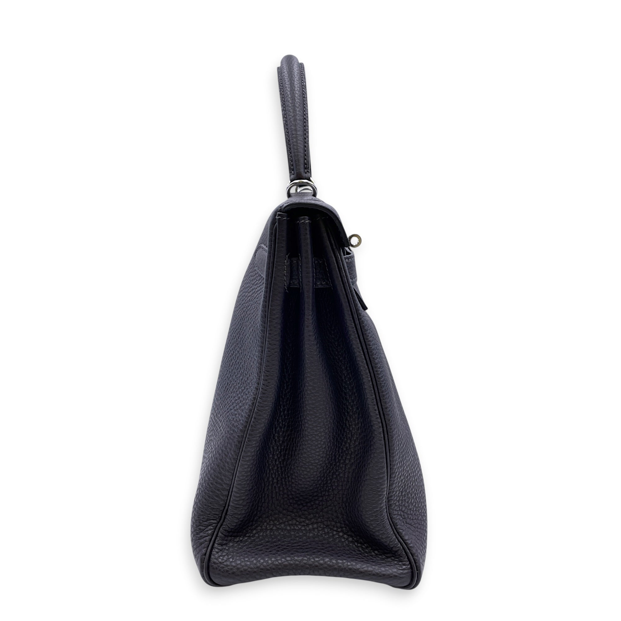 Kelly 35 Blue Indigo in Togo Palladium hardware CL2606-21873 4