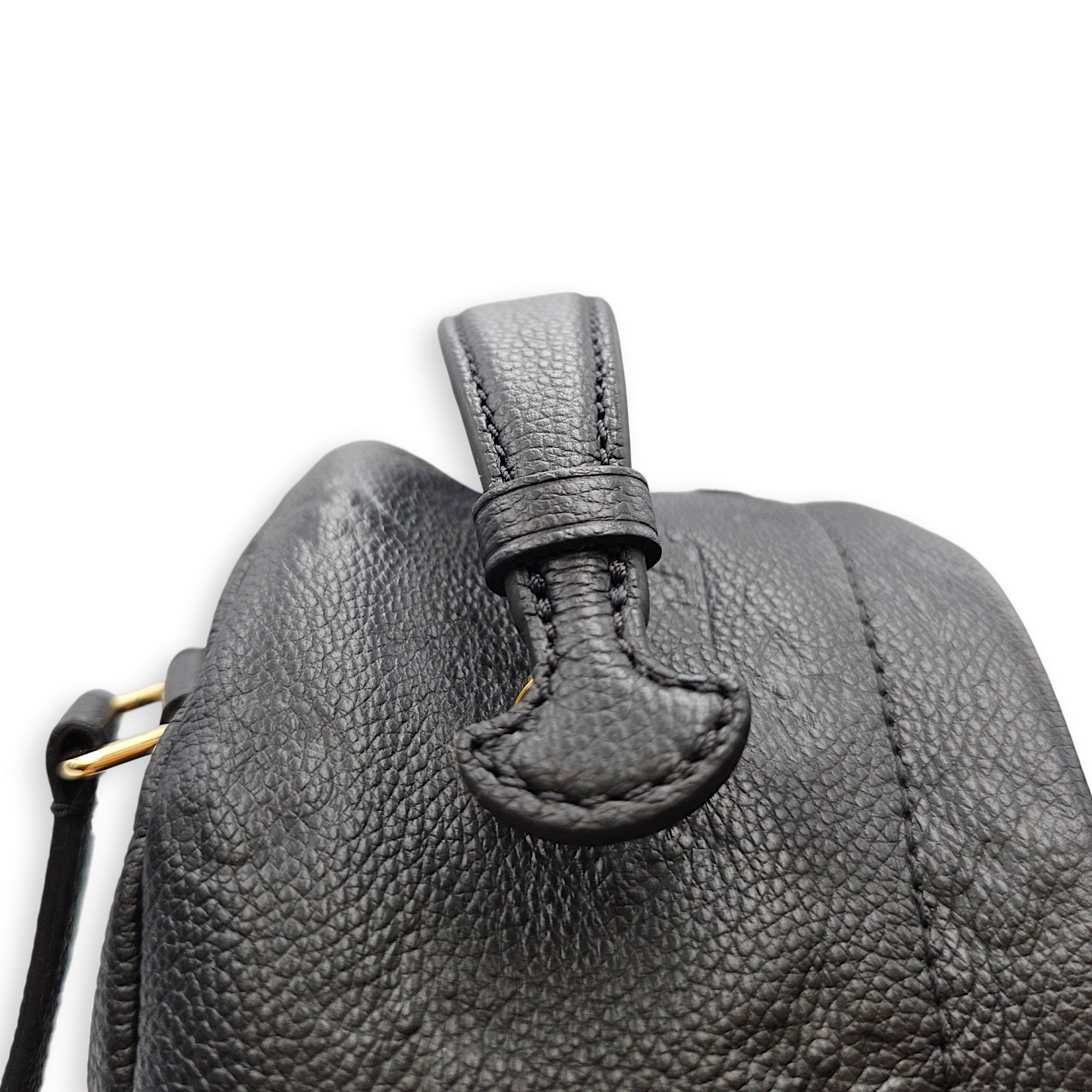 Monogram Sorbonne Black Backpack in Empreinte Leather Gold hardware CL2606-21874 12