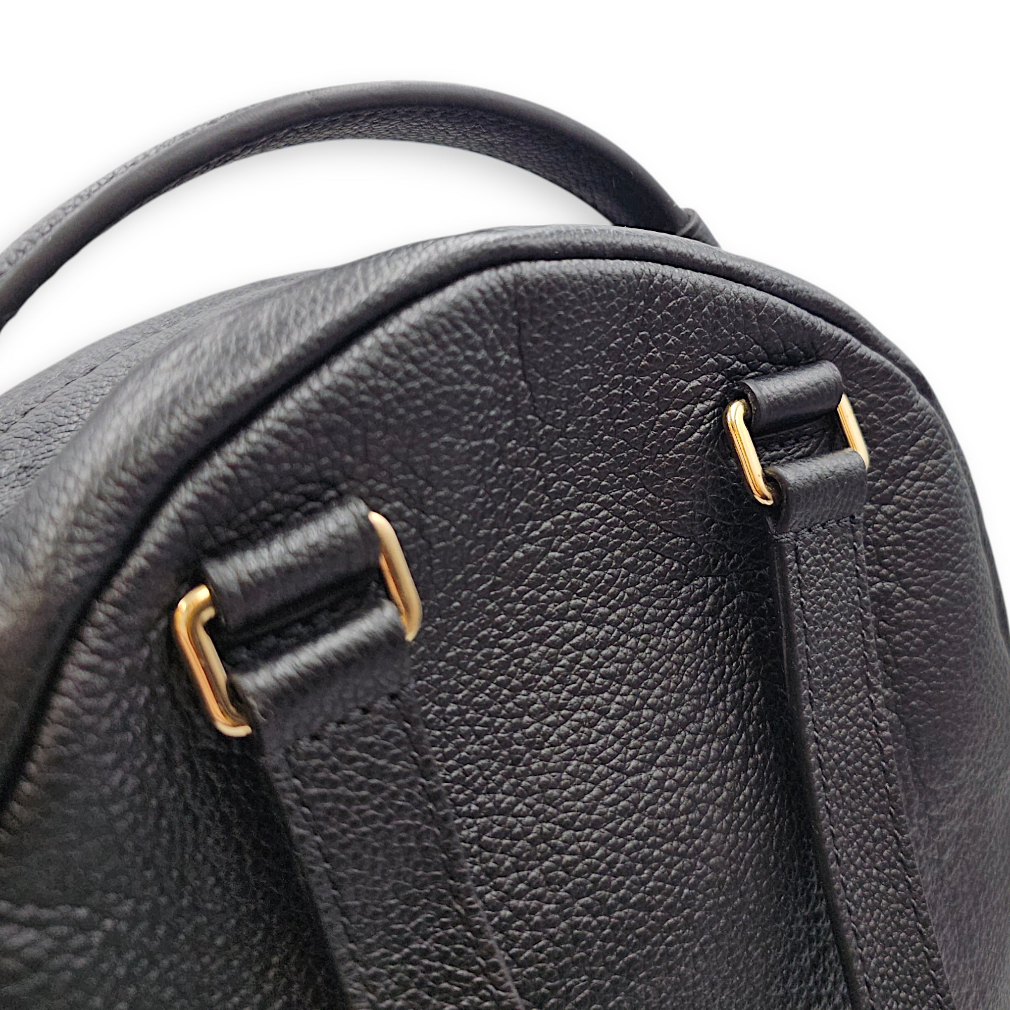 Monogram Sorbonne Black Backpack in Empreinte Leather Gold hardware CL2606-21874 9