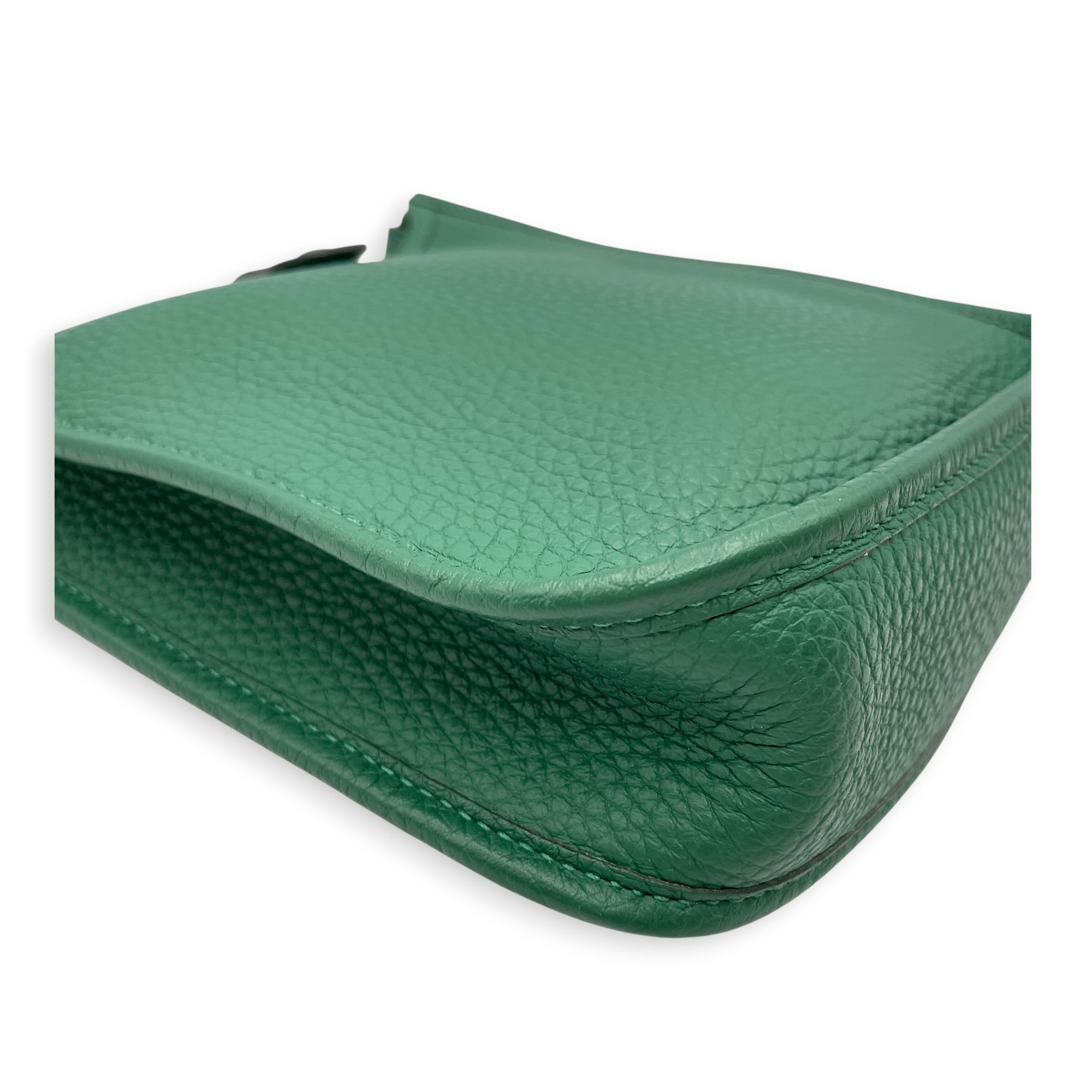 Evelyne (Short Strap) Mini Vert Moyen  in Clemence Gold hardware CL2606-21879 11