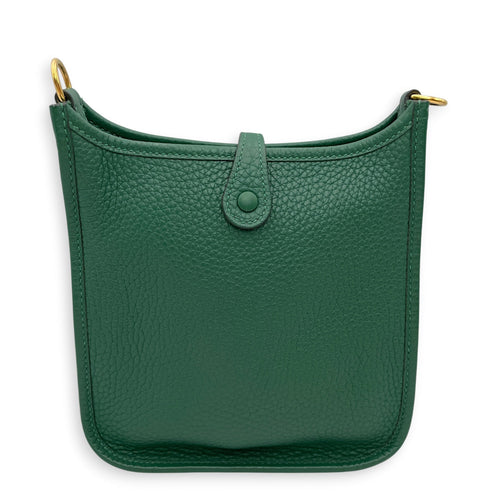 Evelyne (Short Strap) Mini Vert Moyen  in Clemence Gold hardware CL2606-21879 2