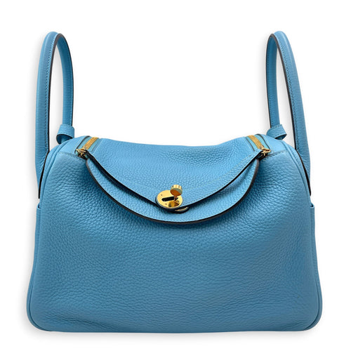 Lindy 30 Blue Du Nord in Clemence Gold hardware CL2606-21881 1
