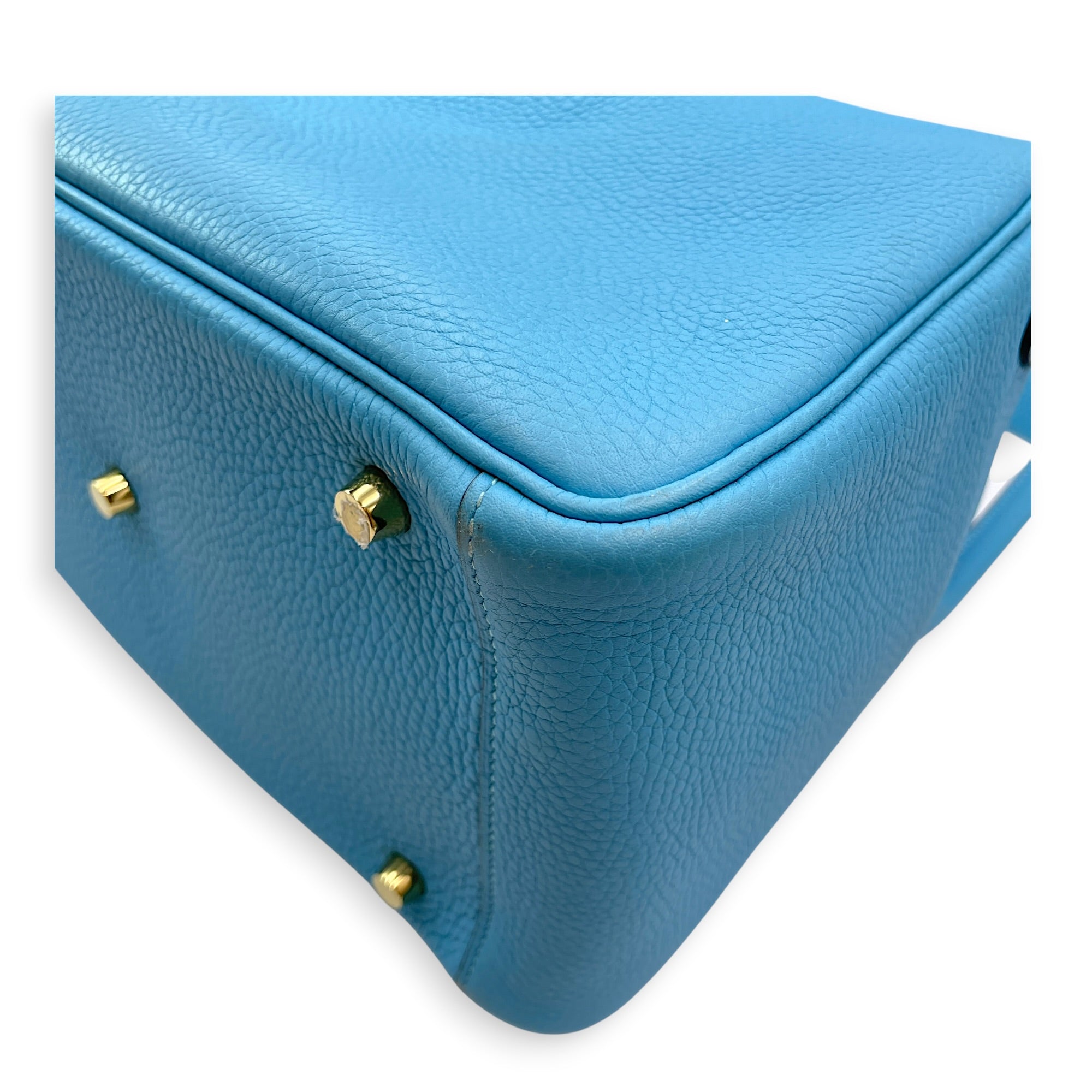 Lindy 30 Blue Du Nord in Clemence Gold hardware CL2606-21881 10