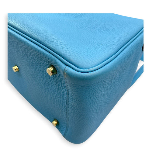 Lindy 30 Blue Du Nord in Clemence Gold hardware CL2606-21881 10