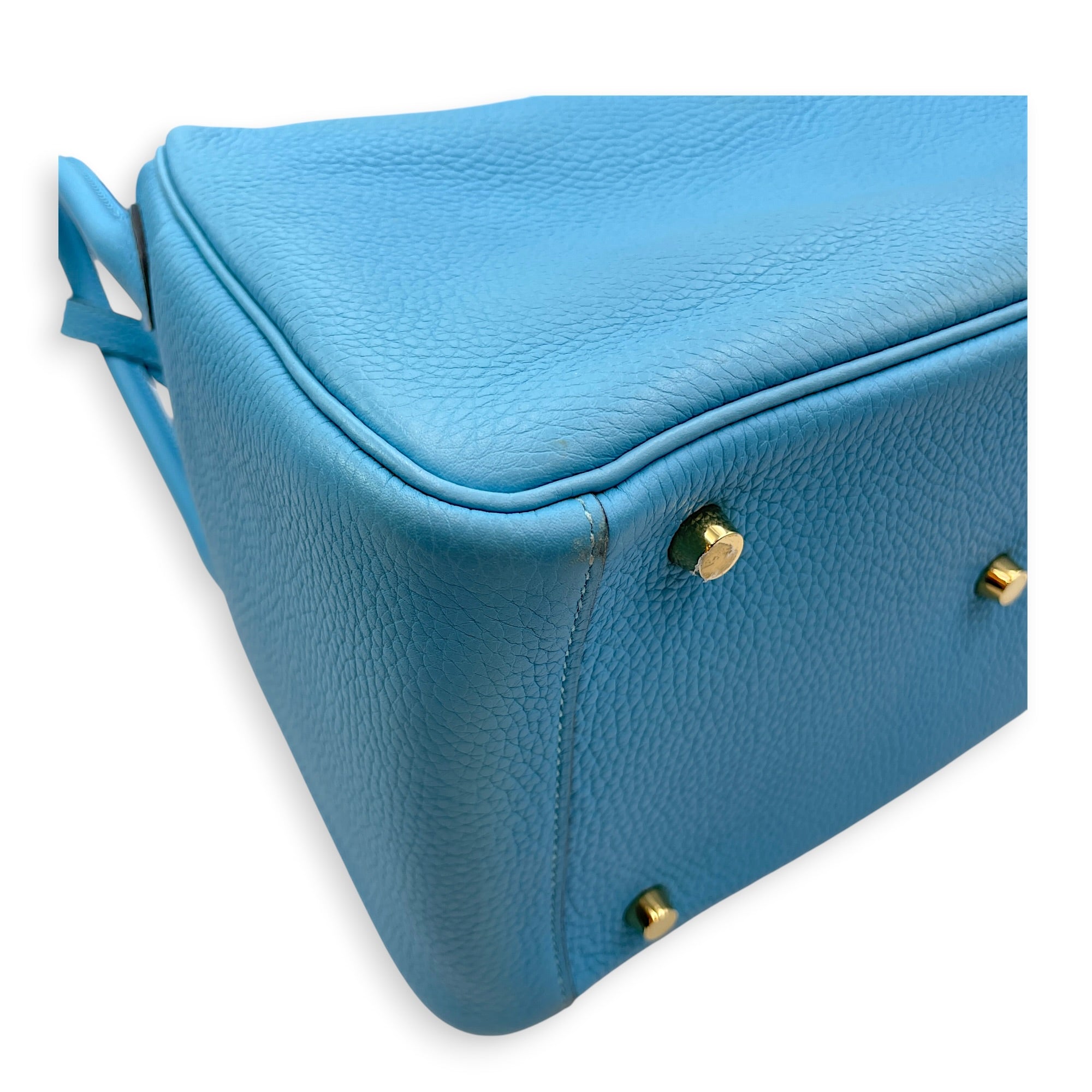 Lindy 30 Blue Du Nord in Clemence Gold hardware CL2606-21881 11