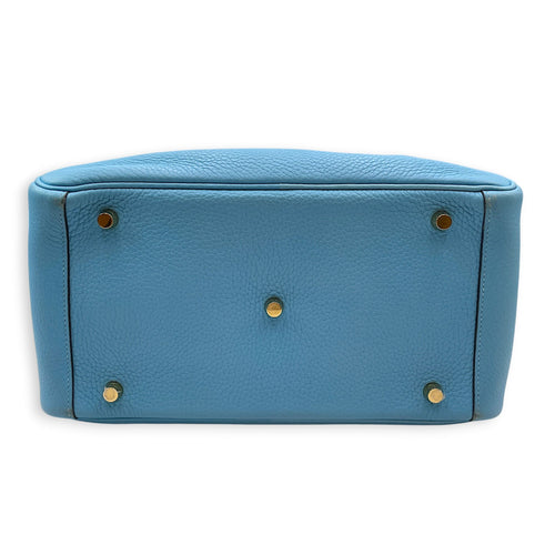 Lindy 30 Blue Du Nord in Clemence Gold hardware CL2606-21881 3