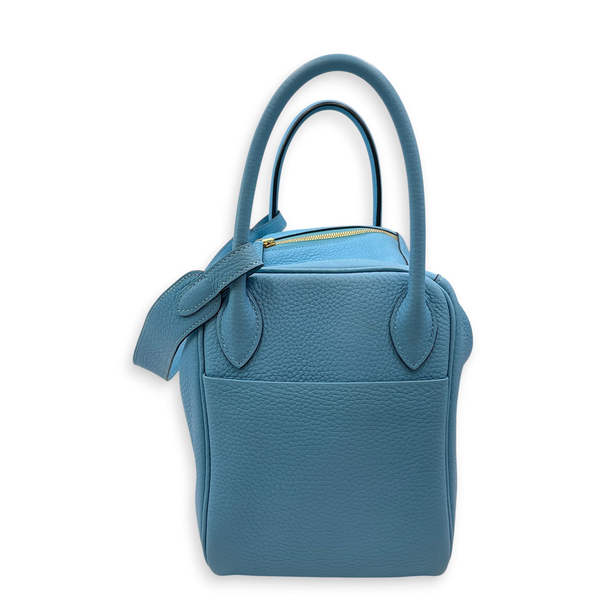 Lindy 30 Blue Du Nord in Clemence Gold hardware CL2606-21881 4