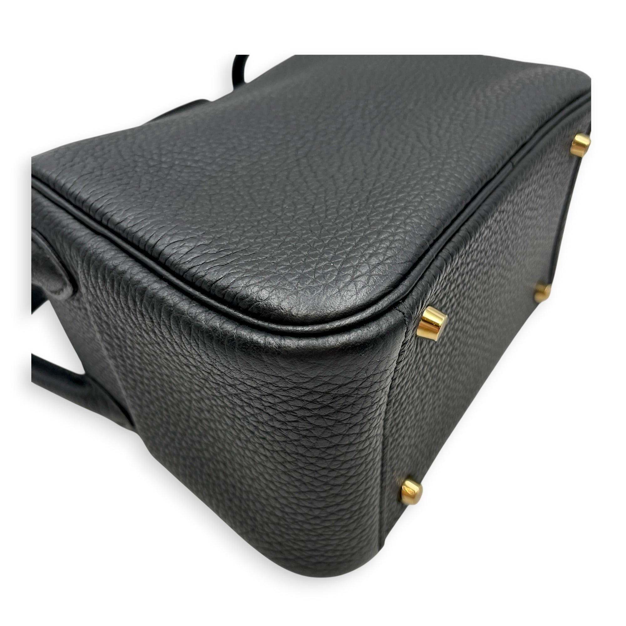 Lindy Mini Black in Clemence Gold hardware CL2606-21883 11