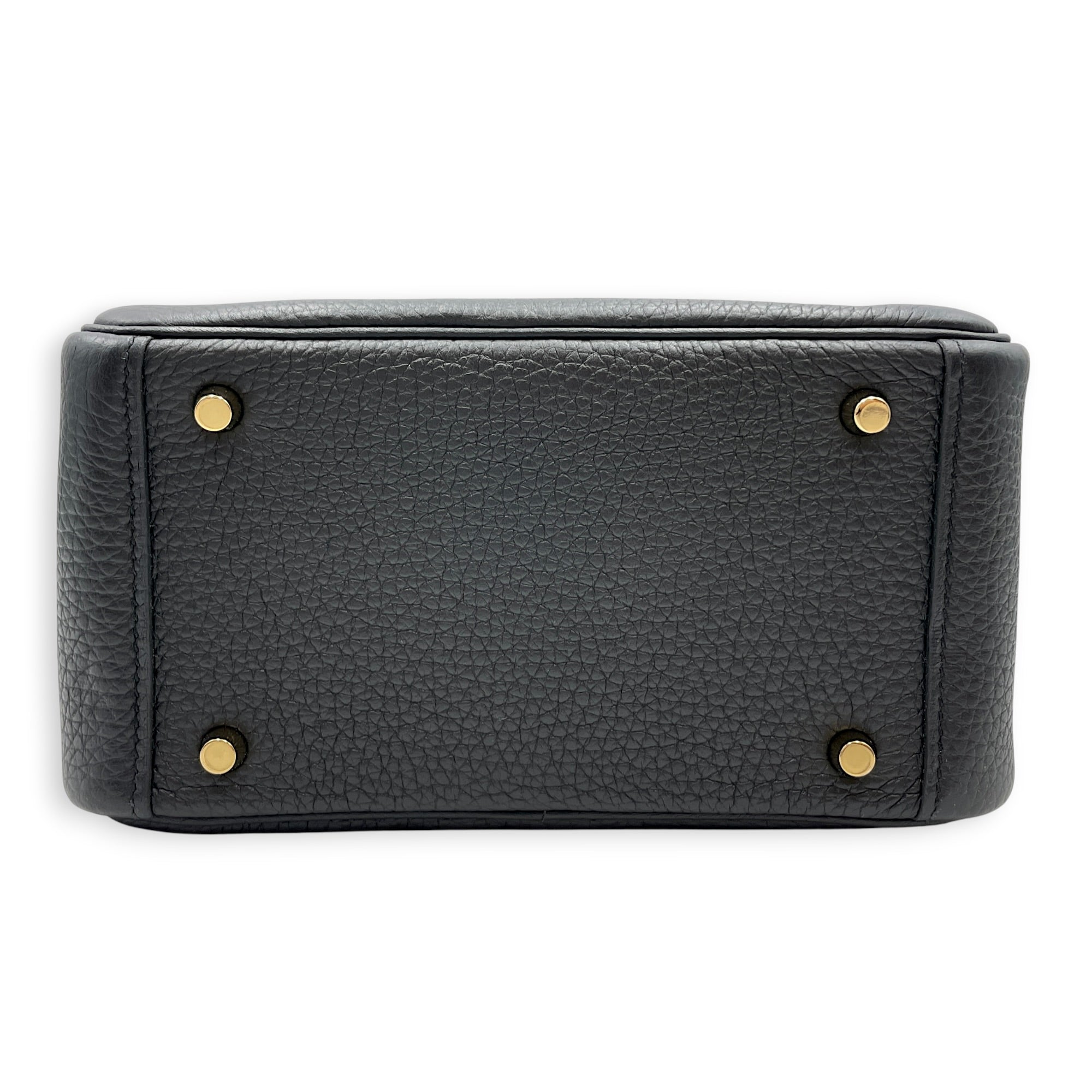 Lindy Mini Black in Clemence Gold hardware CL2606-21883 2