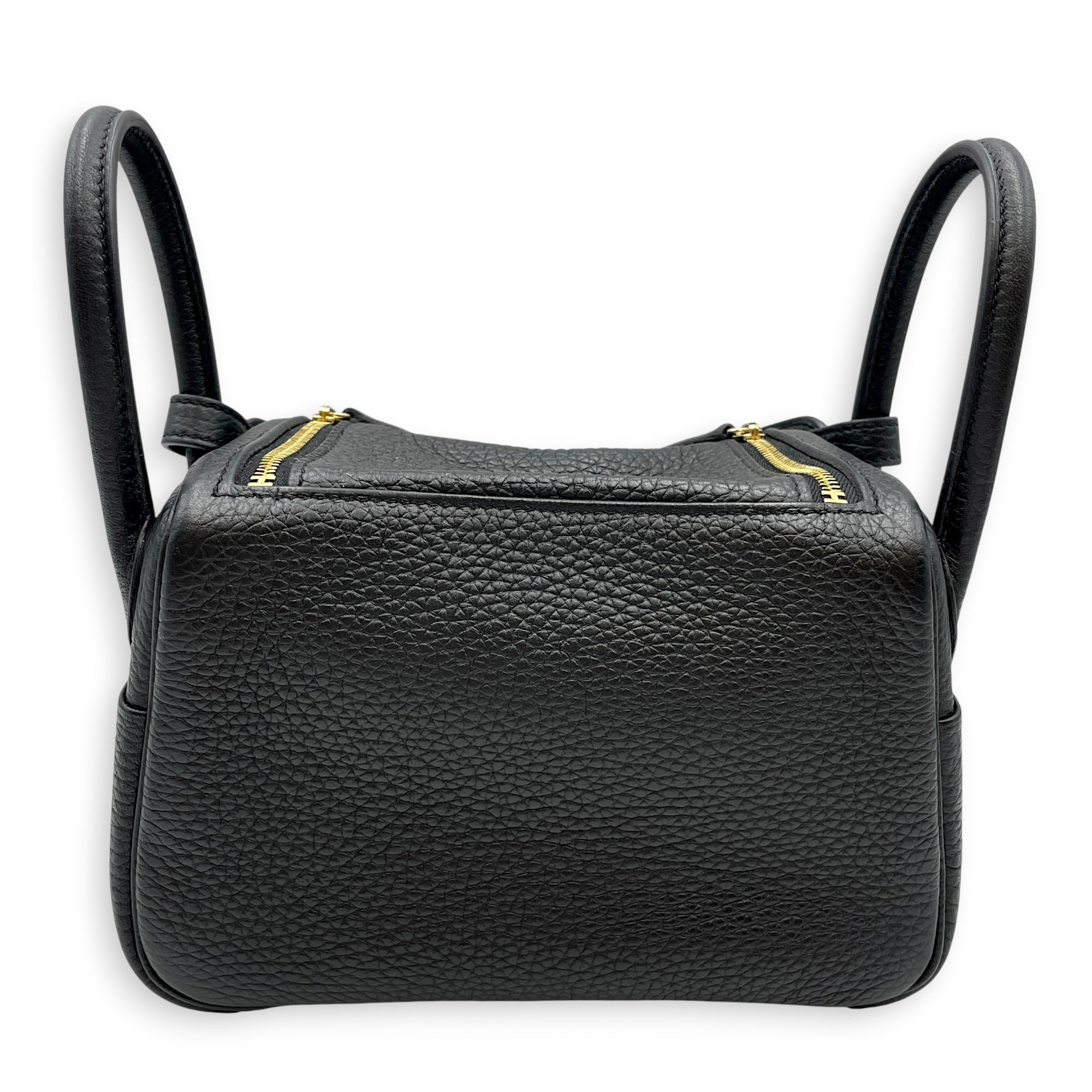Lindy Mini Black in Clemence Gold hardware CL2606-21883 5