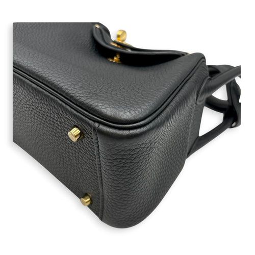 Lindy Mini Black in Clemence Gold hardware CL2606-21883 6
