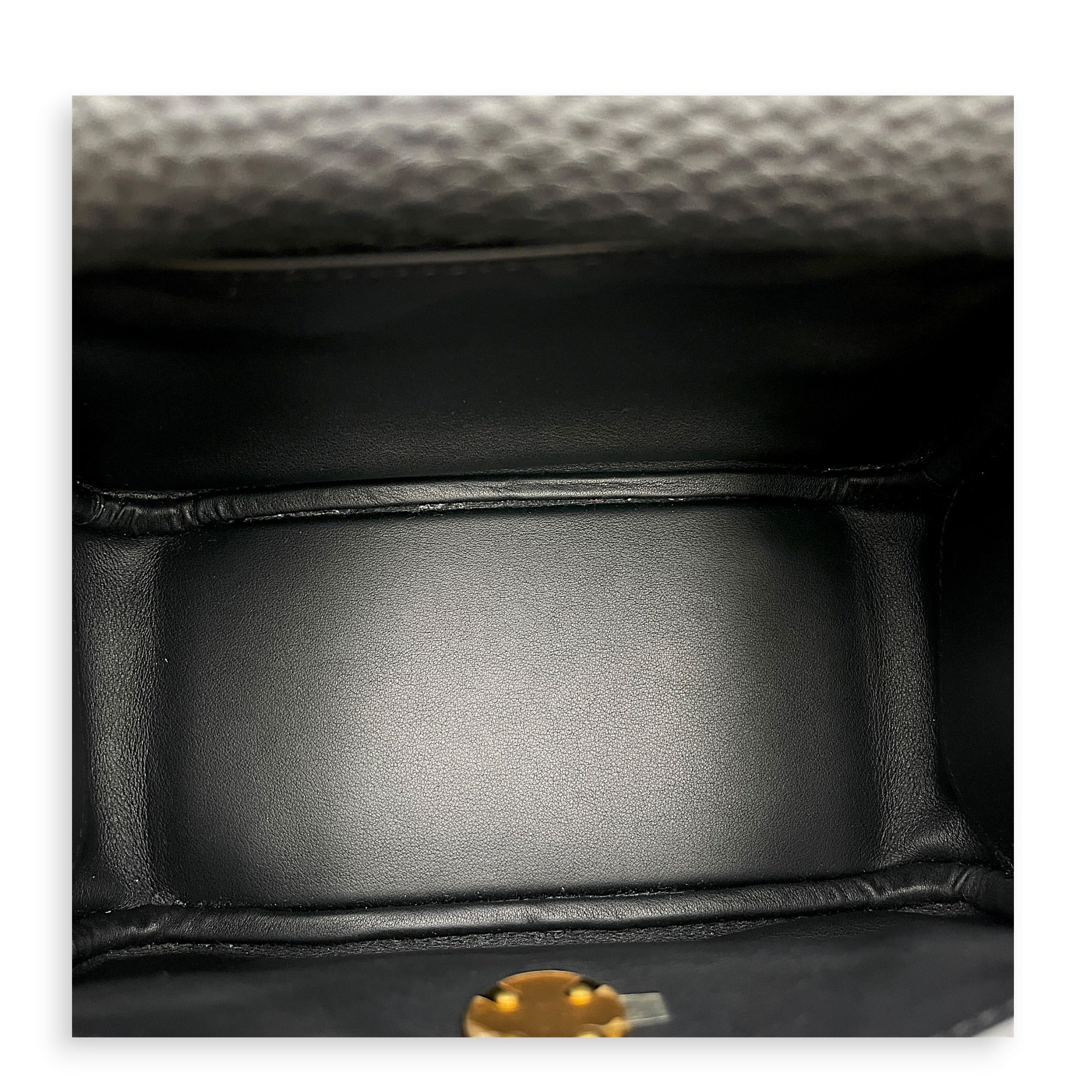 Lindy Mini Black in Clemence Gold hardware CL2606-21883 8