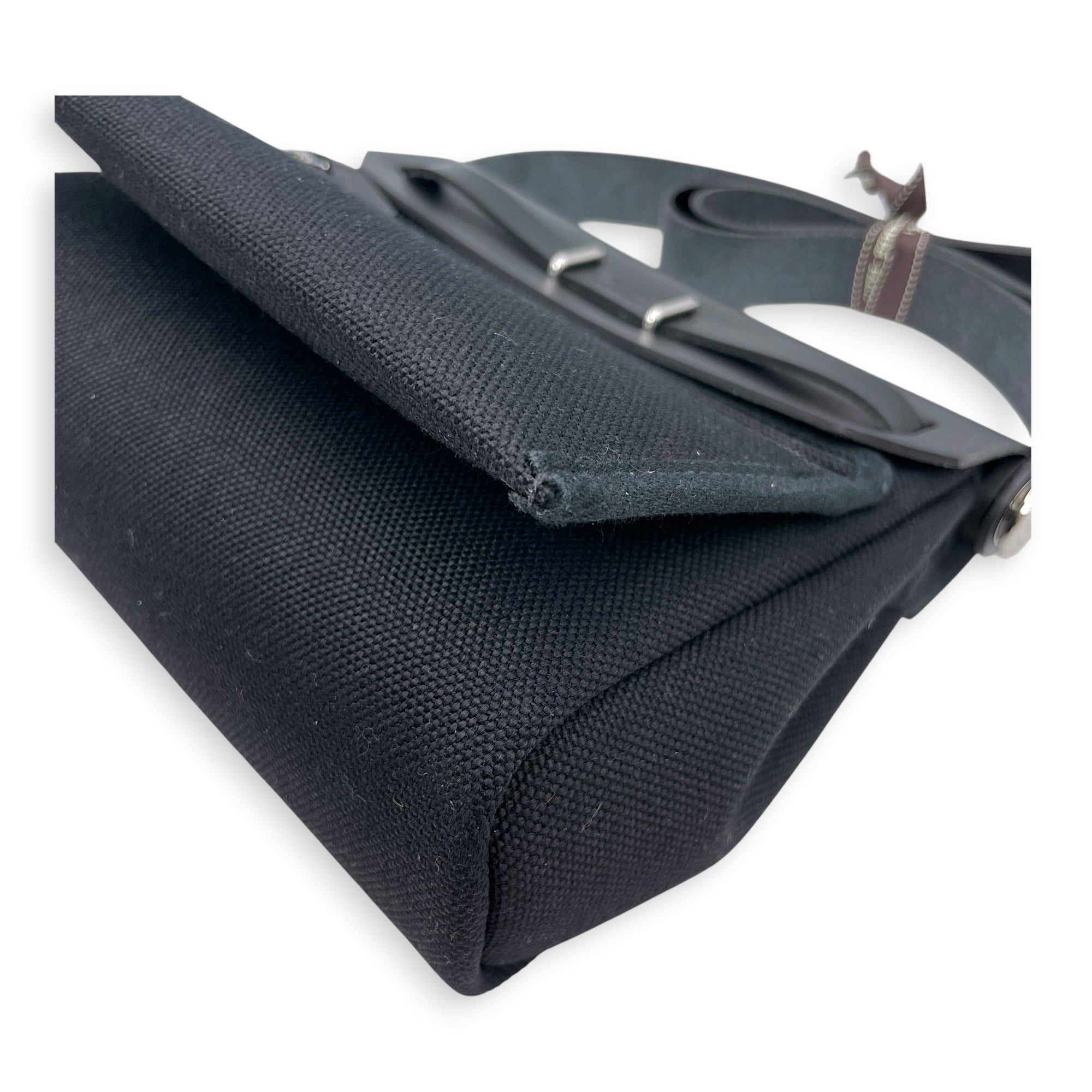 Herbag Mini Black in Vache Hunter/Toile Palladium hardware CL2606-21884 10