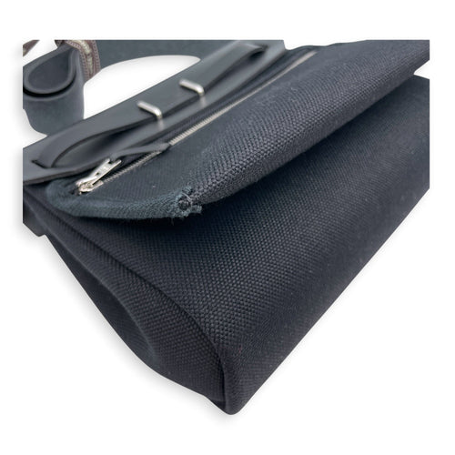 Herbag Mini Black in Vache Hunter/Toile Palladium hardware CL2606-21884 11