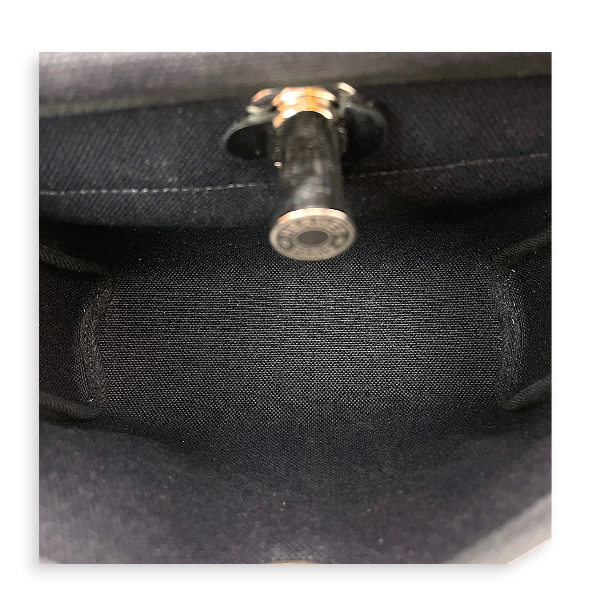 Herbag Mini Black in Vache Hunter/Toile Palladium hardware CL2606-21884 8