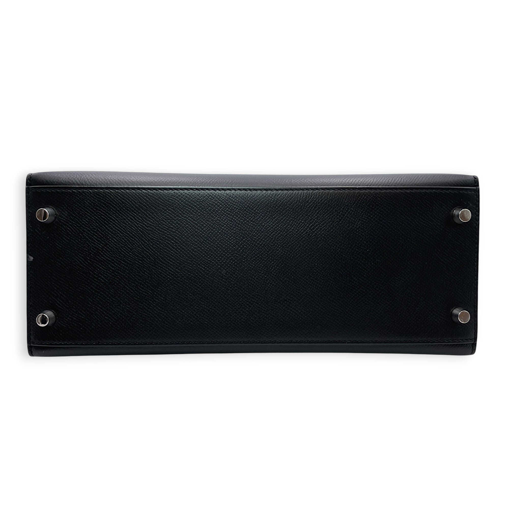 Sellier Kelly 28 Black in Epsom Palladium hardware CL2606-21892 7