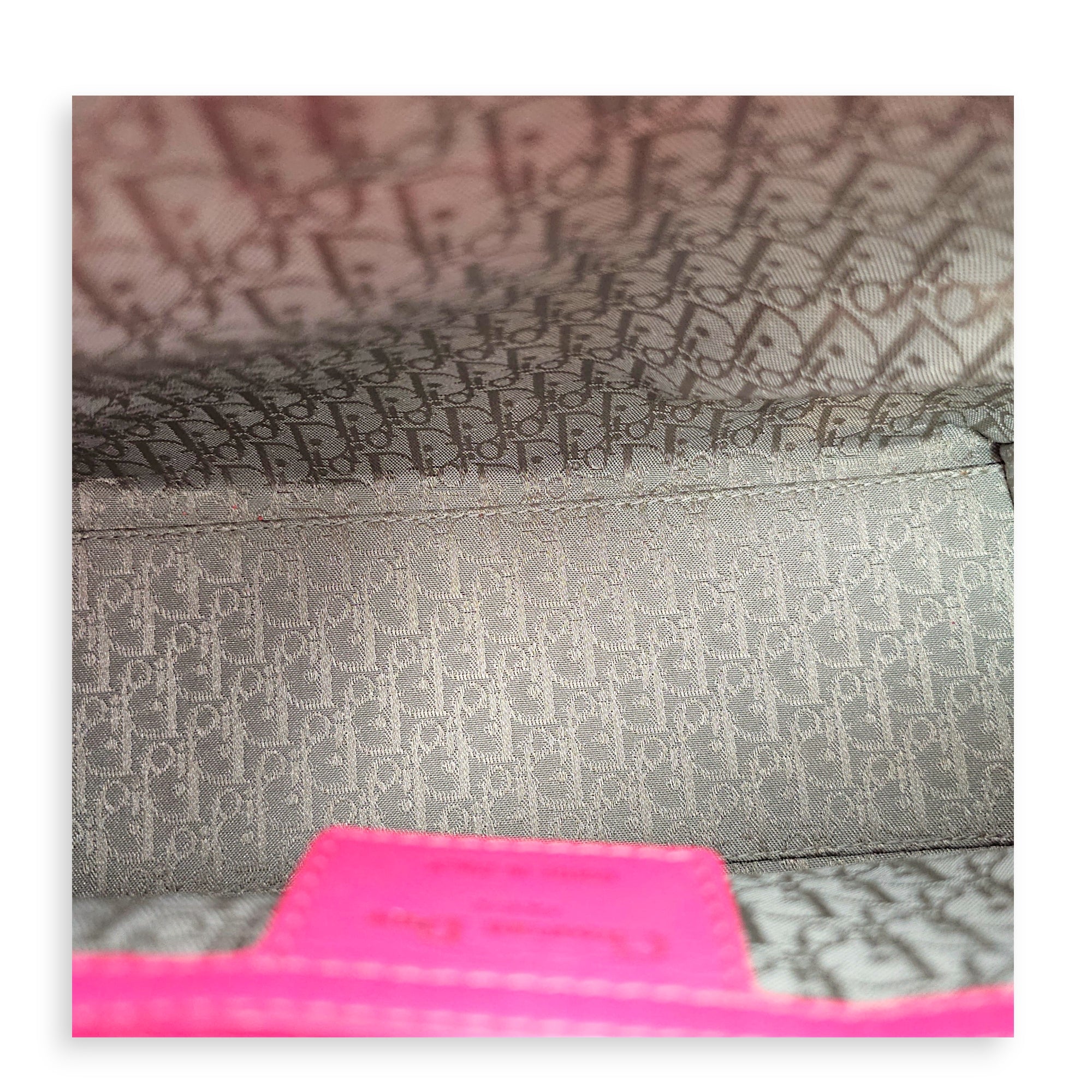Lady Dior Medium Pink Top Handle Bag in Calfskin Silver hardware CL2606-21895 6