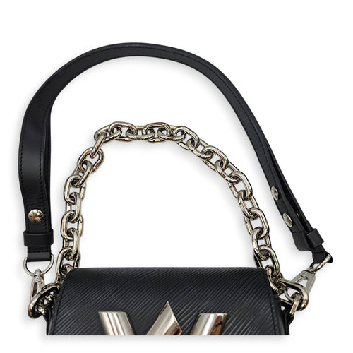 Twist PM Black Crossbody Bag in Epi Leather Silver hardware CL2606-21896 11