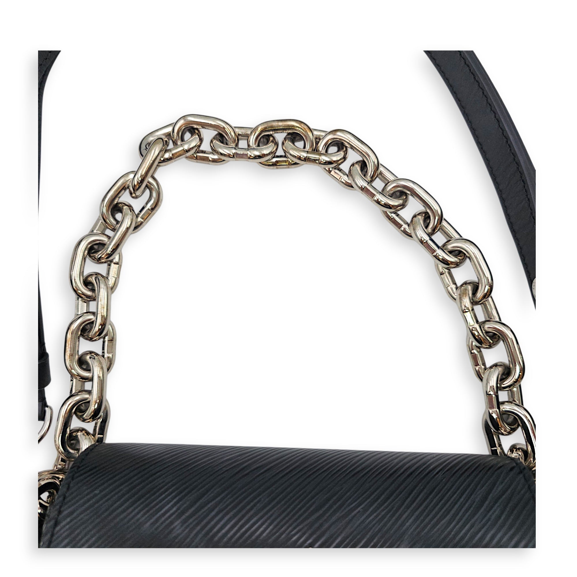 Twist PM Black Crossbody Bag in Epi Leather Silver hardware CL2606-21896 12