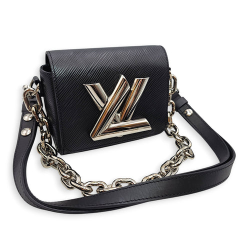 Twist PM Black Crossbody Bag in Epi Leather Silver hardware CL2606-21896 15