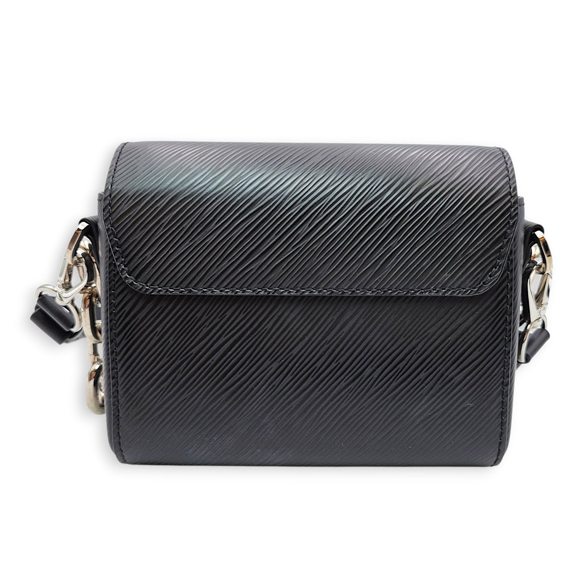 Twist PM Black Crossbody Bag in Epi Leather Silver hardware CL2606-21896 2