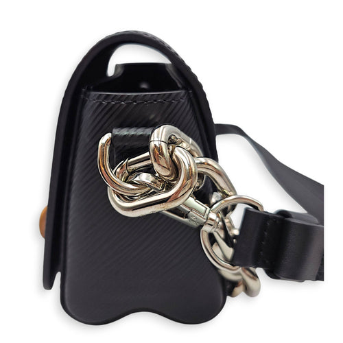 Twist PM Black Crossbody Bag in Epi Leather Silver hardware CL2606-21896 4