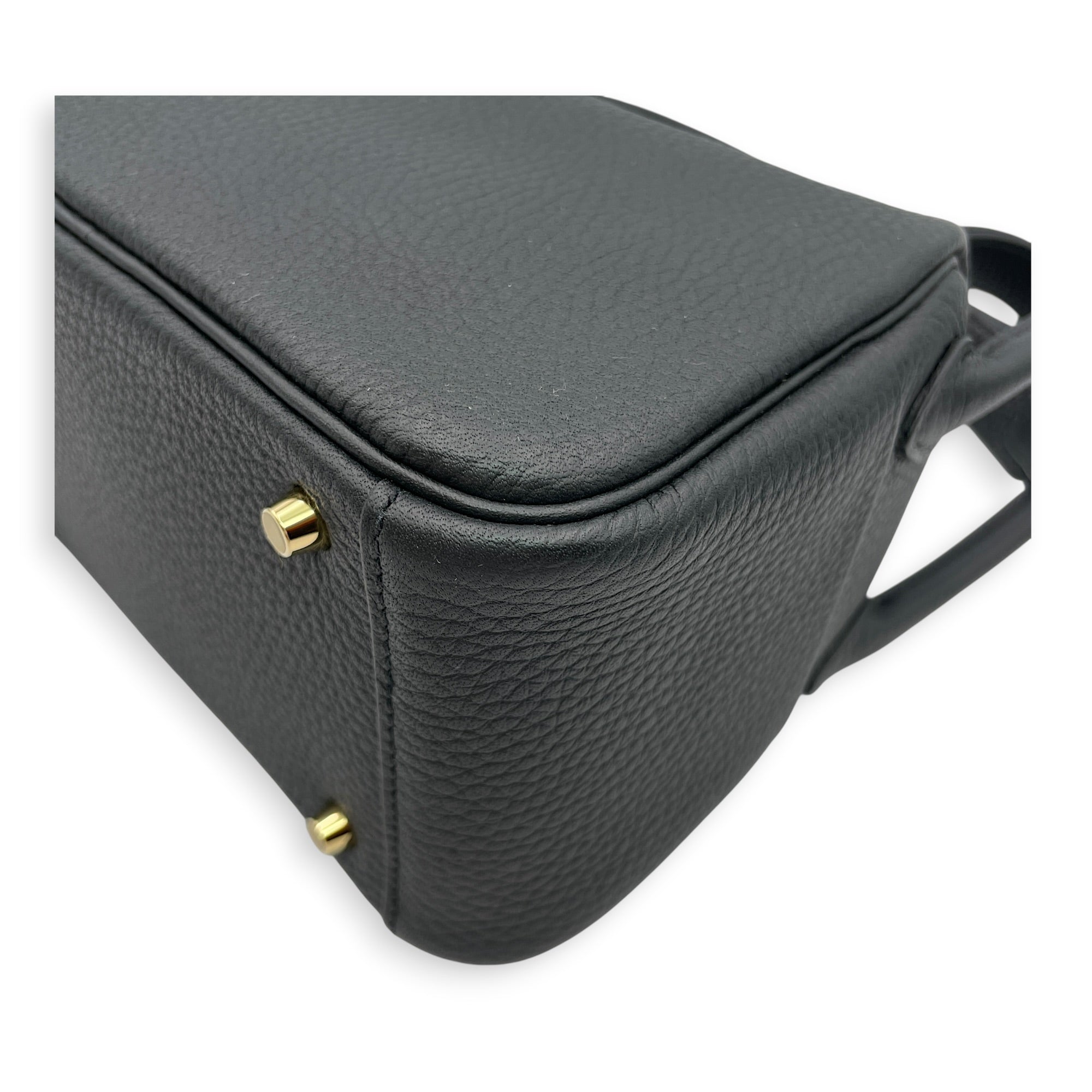 Lindy Mini Black in Clemence Gold hardware CL2606-21906 9
