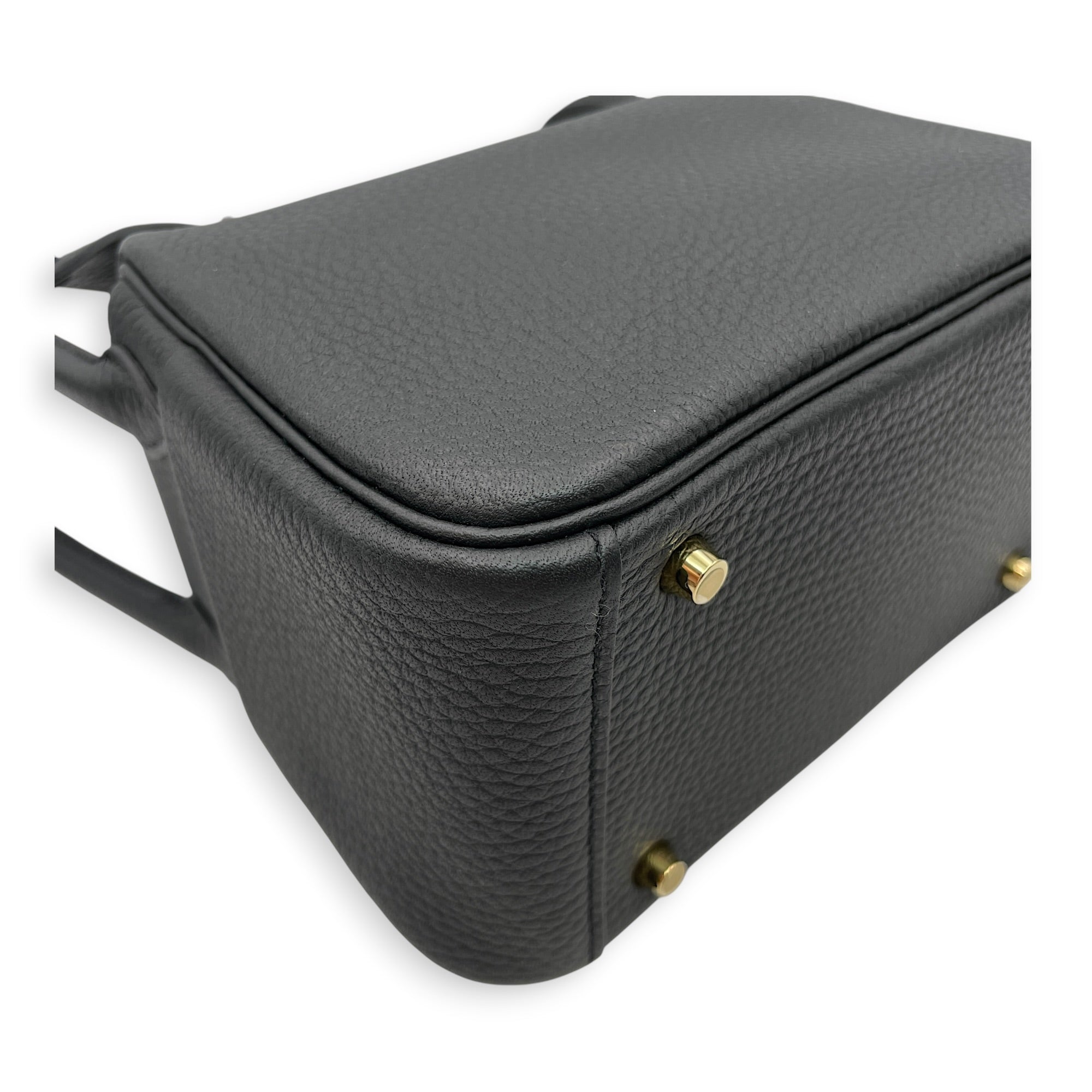 Lindy Mini Black in Clemence Gold hardware CL2606-21906 11
