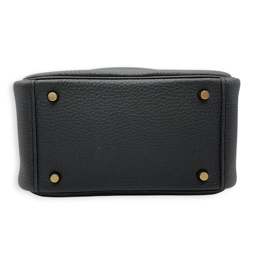 Lindy Mini Black in Clemence Gold hardware CL2606-21906 5