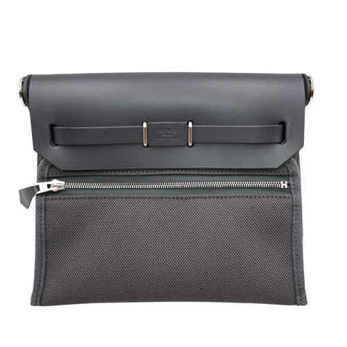 Herbag 20 Ardoise/Ardoise in Vache Hunter/Toile Palladium hardware CL2606-21916 2