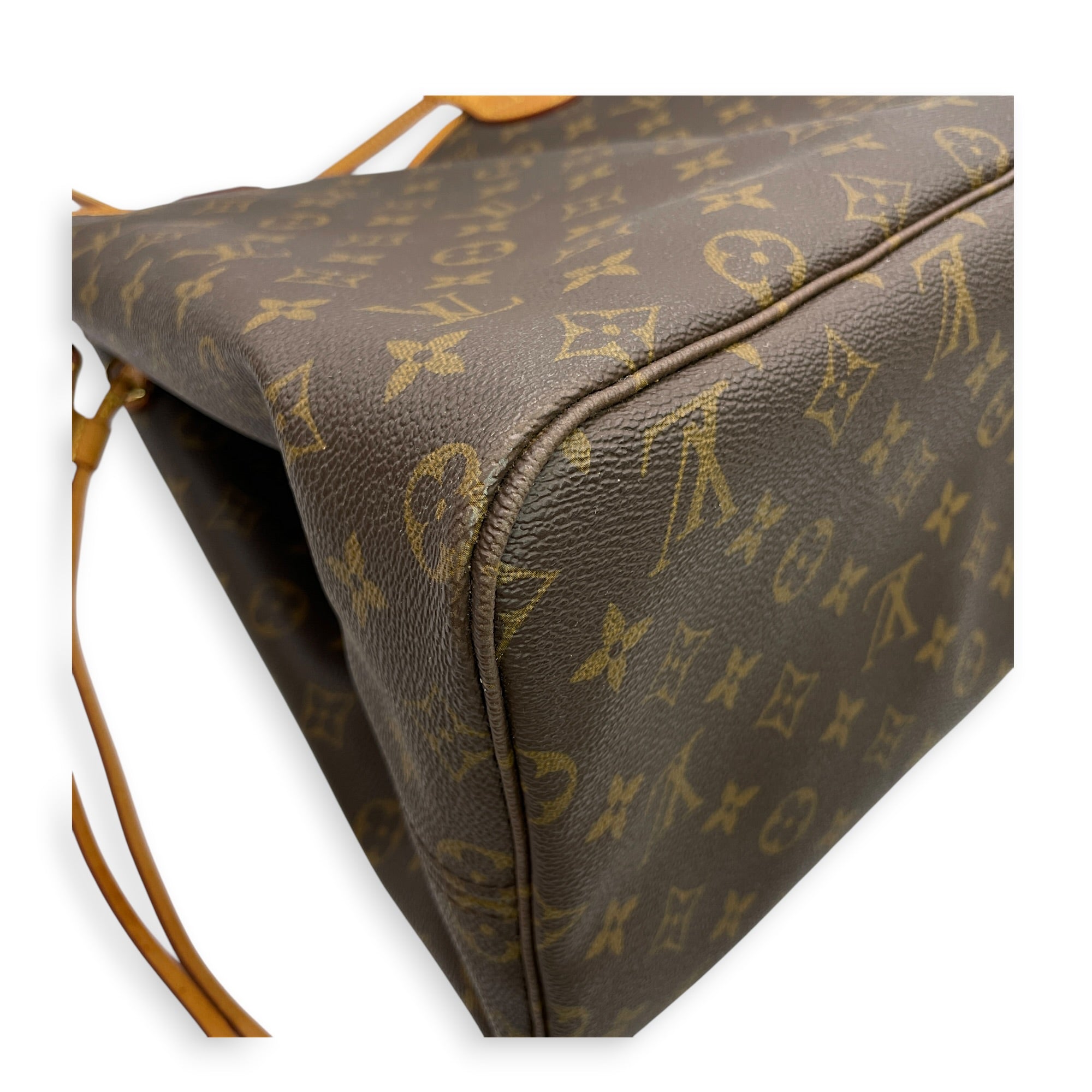 Monogram Neverfull GM Brown Tote Bag in Canvas Gold hardware