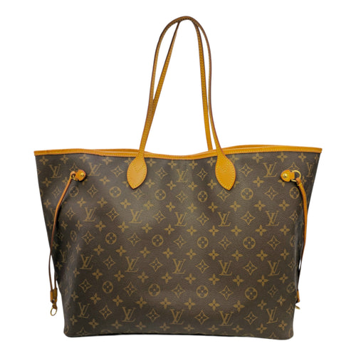 Monogram Neverfull GM Brown Tote Bag in Canvas Gold hardware