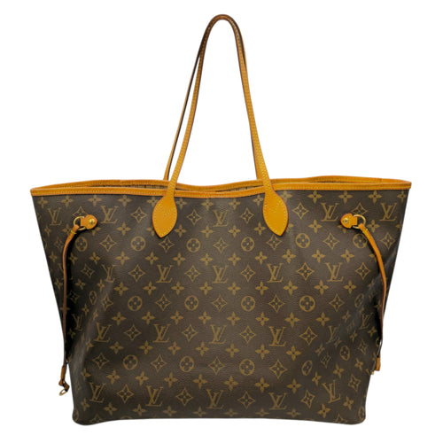 Monogram Neverfull GM Brown Tote Bag in Canvas Gold hardware