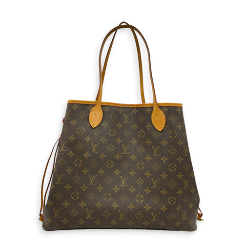 Monogram Neverfull GM Brown Tote Bag in Canvas Gold hardware