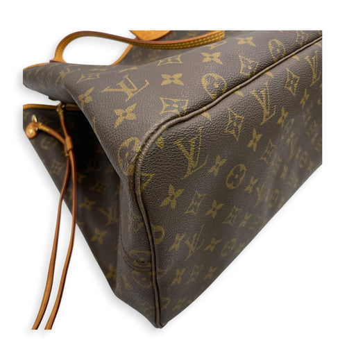 Monogram Neverfull GM Brown Tote Bag in Canvas Gold hardware
