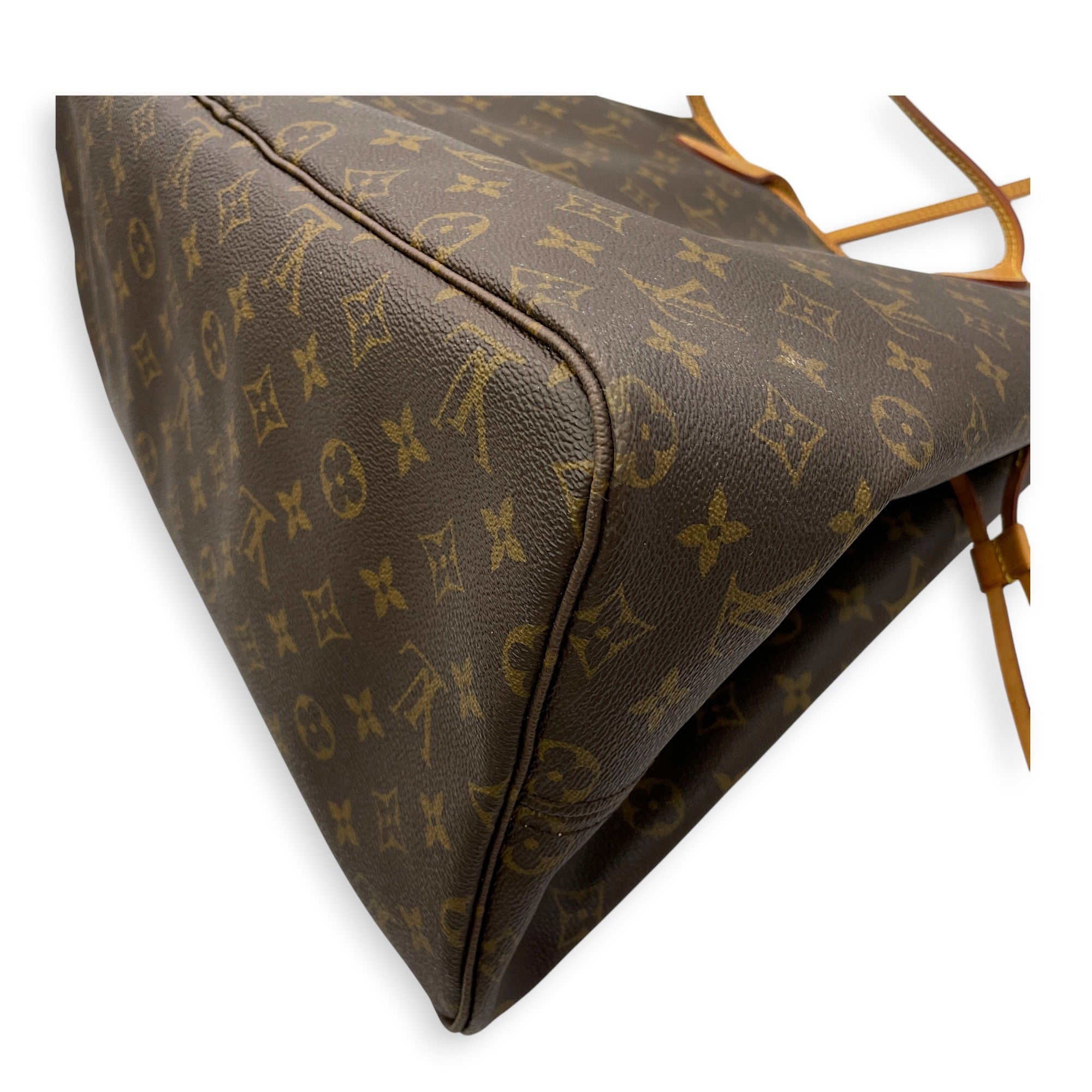 Monogram Neverfull GM Brown Tote Bag in Canvas Gold hardware