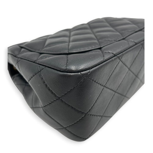 Mini Square Black Crossbody Bag in Lambskin Gold hardware