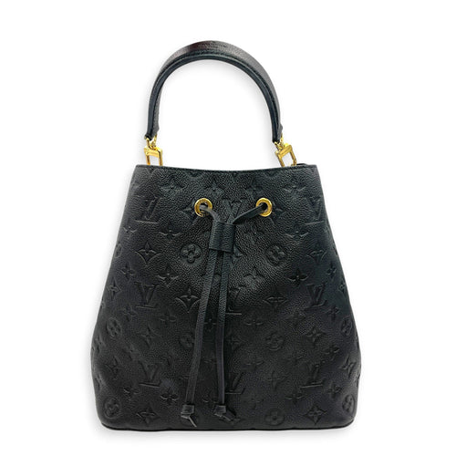 NeoNoe Monogram MM Black Bucket Bag in Empreinte Leather Gold hardware CL2606-21923 1