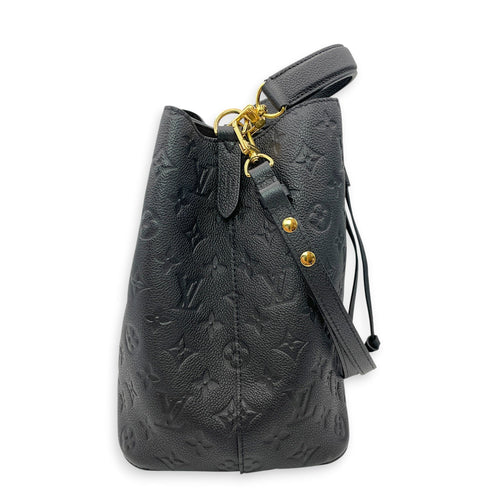NeoNoe Monogram MM Black Bucket Bag in Empreinte Leather Gold hardware CL2606-21923 3