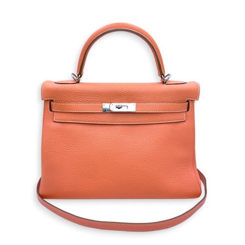 Kelly 32 Crevette in Clemence Palladium hardware CL2606-21924 13
