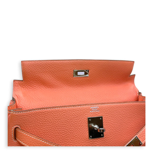 Kelly 32 Crevette in Clemence Palladium hardware CL2606-21924 14