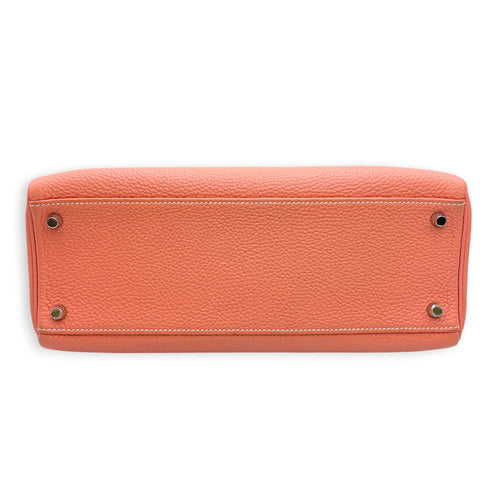 Kelly 32 Crevette in Clemence Palladium hardware CL2606-21924 5