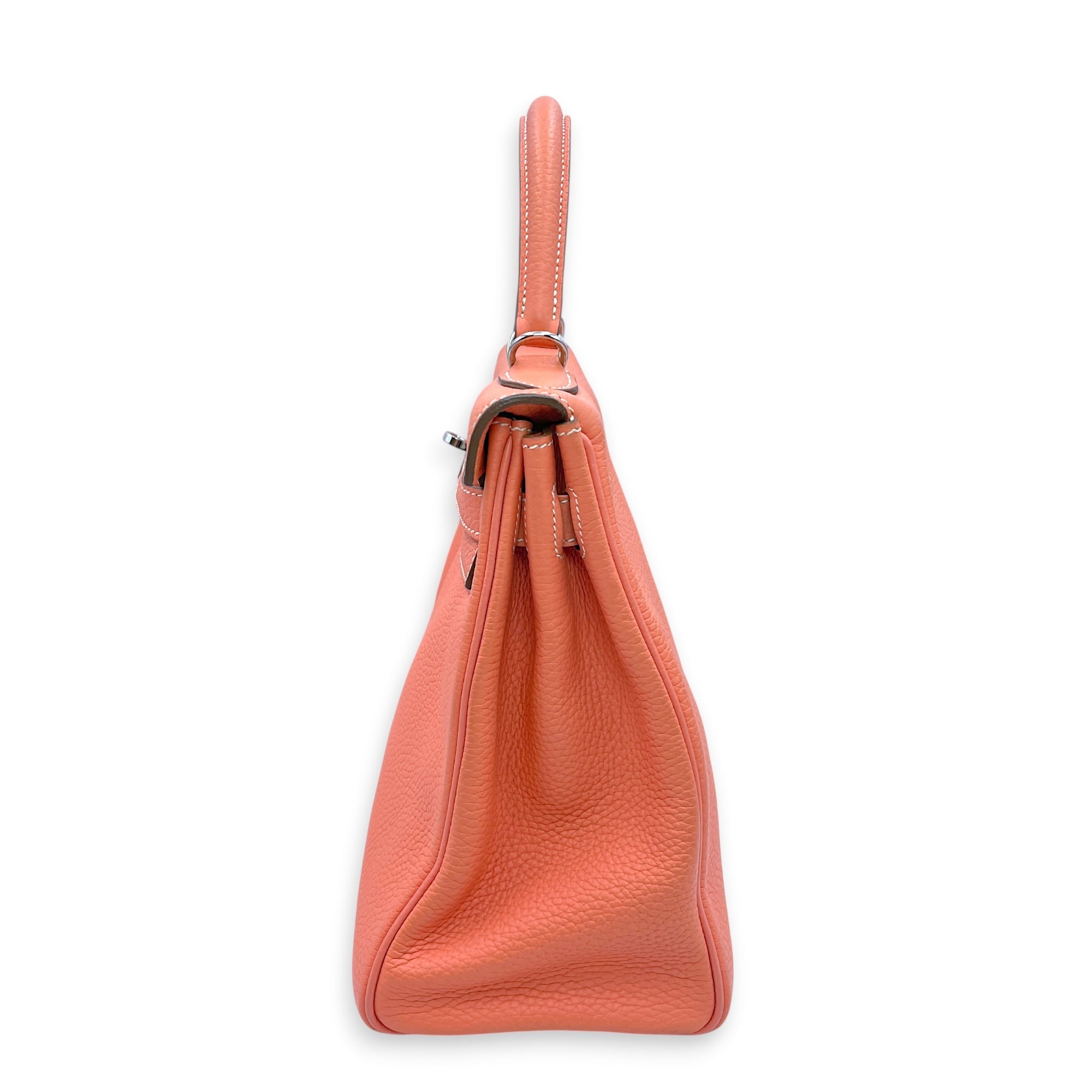 Kelly 32 Crevette in Clemence Palladium hardware CL2606-21924 6