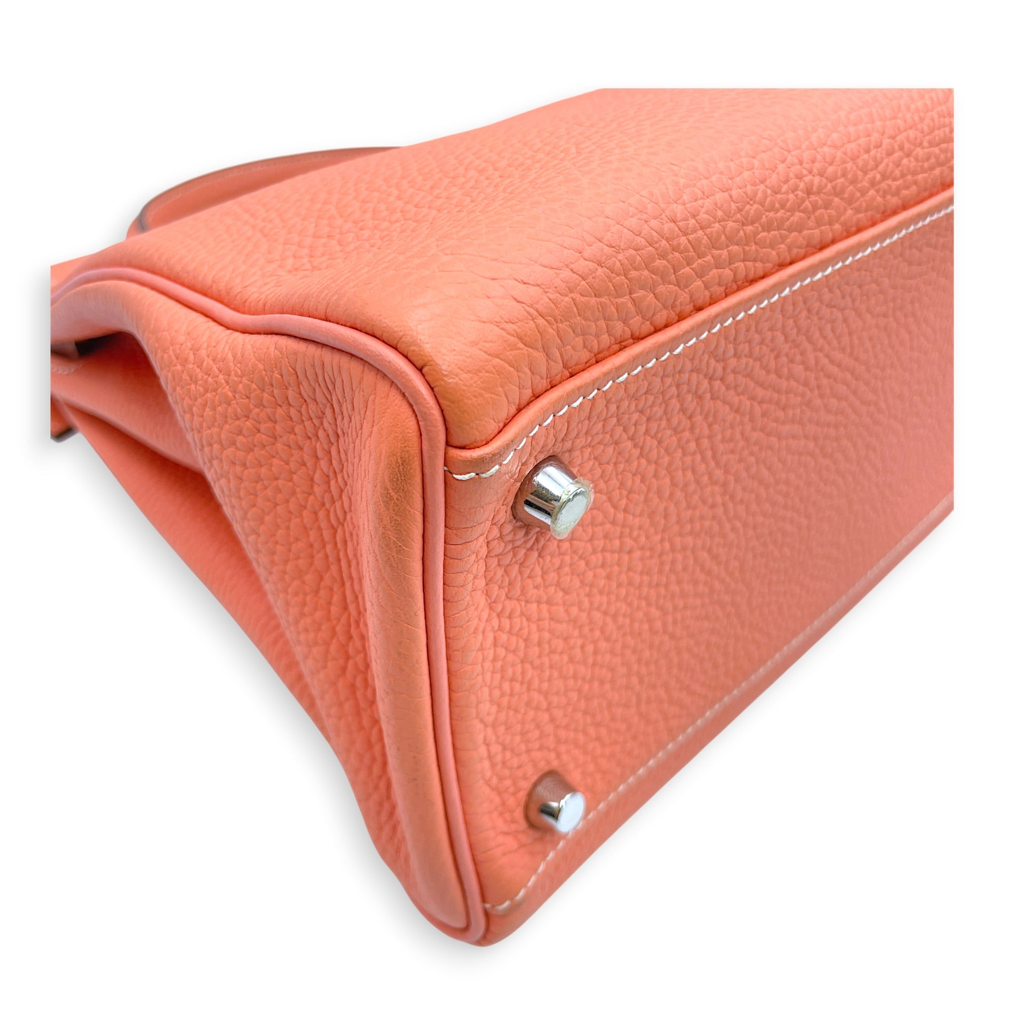 Kelly 32 Crevette in Clemence Palladium hardware CL2606-21924 7